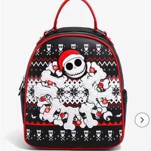 Disney The Nightmare Before Christmas Jack Skellington Light-Up Mini Backpack 🎄